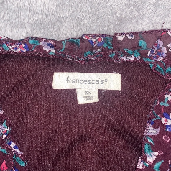 🌸 Francesca’s wrap dress size XS - Picture 7 of 8